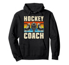 Ice Hockey Coach Goalkeeper Hockey Hoodie - Fun Novelty Design for Adults