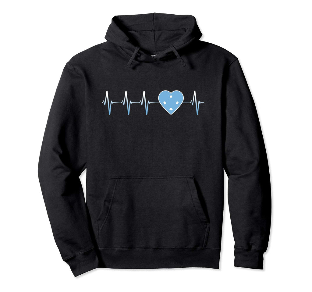 Micronesian Heartbeat I Love Hoodie - Fun Novelty Design for Adults