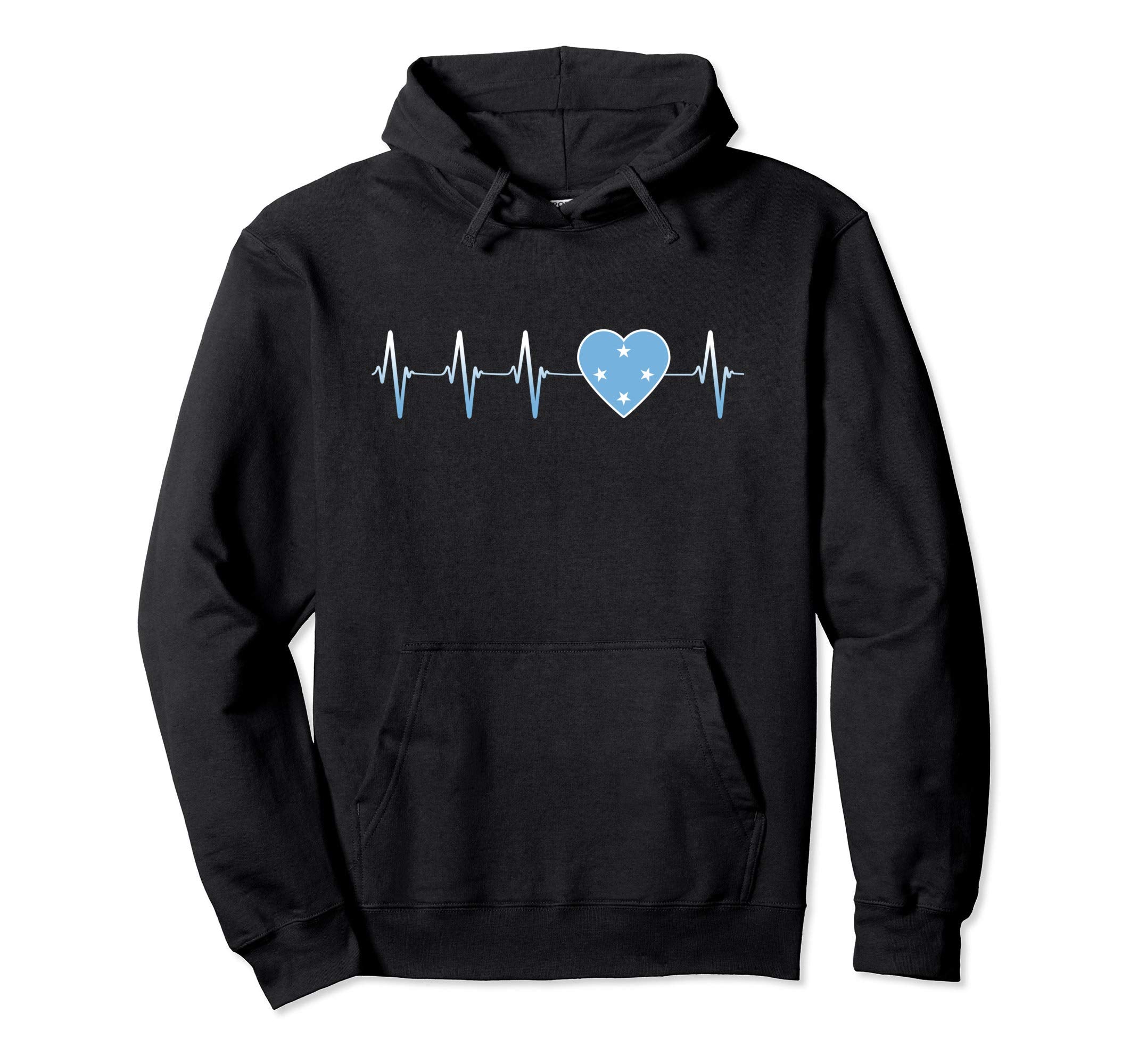 Micronesian Heartbeat I Love Hoodie - Fun Novelty Design for Adults