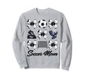 Soccer Mama Bow Soccer Mom Mommy Mothers Sweatshirt - Graphic Print Unisex