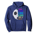 I Know I Play Like Try To Keep Up Hoodie - Minimalist Print for Adults