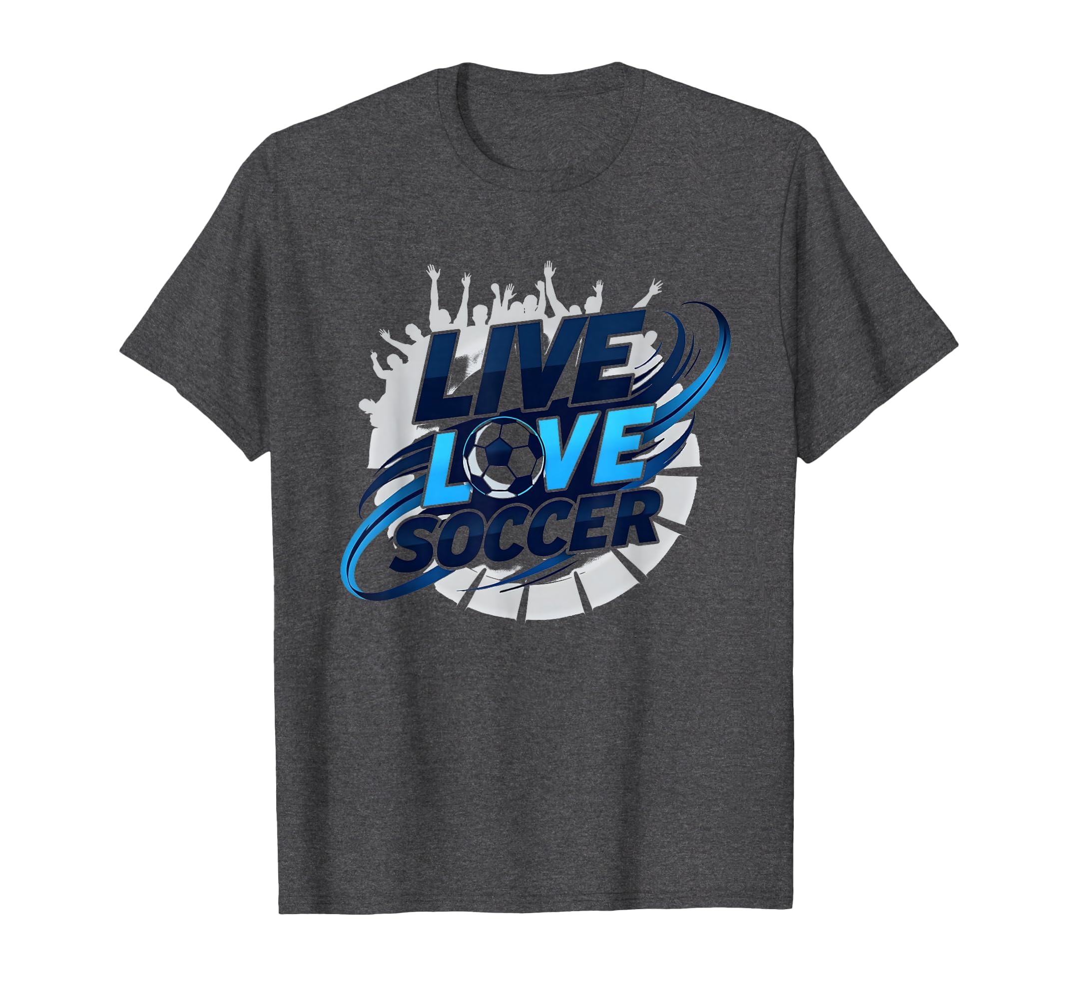 Soccer Mom Live Love Soccer Sweatshirt - Fun Novelty Design Men Women