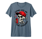 Living Life Sidelines Soccer Mama T-Shirt - Aesthetic Graphic Unisex