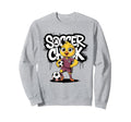Soccer Chick Soccer Player Soccer Sweatshirt - Aesthetic Graphic Unisex