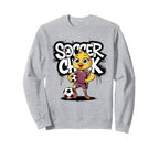 Soccer Chick Soccer Player Soccer Sweatshirt - Aesthetic Graphic Unisex