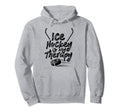 Ice Hockey Is My Therapy Coach Team Hoodie - Casual Everyday Wear Unisex