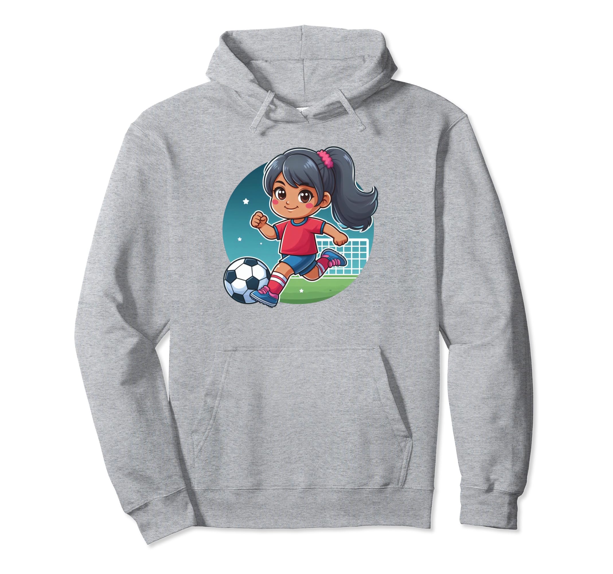 Soccer Playing Soccer Hoodie - Unique Graphic Men Women