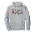 Game Day Half Leopard Sports Soccer Hoodie - Minimalist Print for Adults