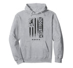 Usa American Flag Soccer Mom Hoodie - Graphic Print Unisex