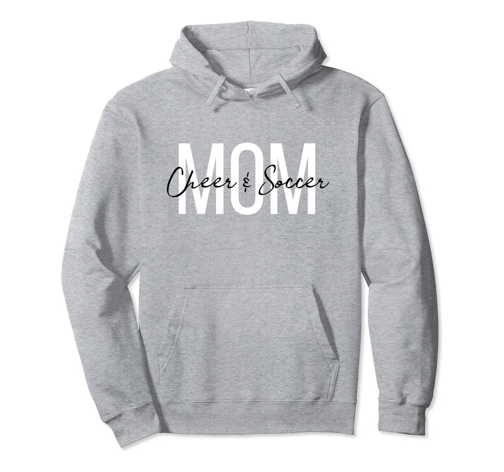 Cheer And Soccer Mom Life Soccer Hoodie - Fun Novelty Design Men Women