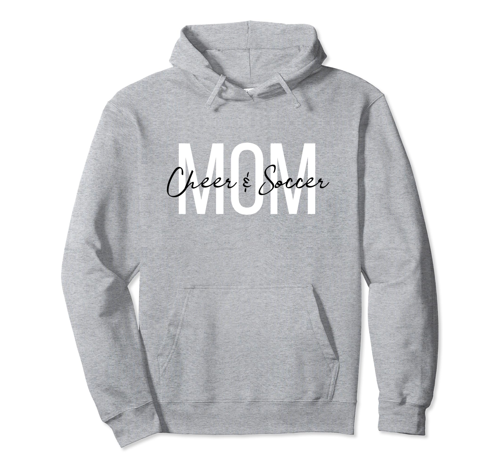 Cheer And Soccer Mom Life Soccer Hoodie - Fun Novelty Design Men Women