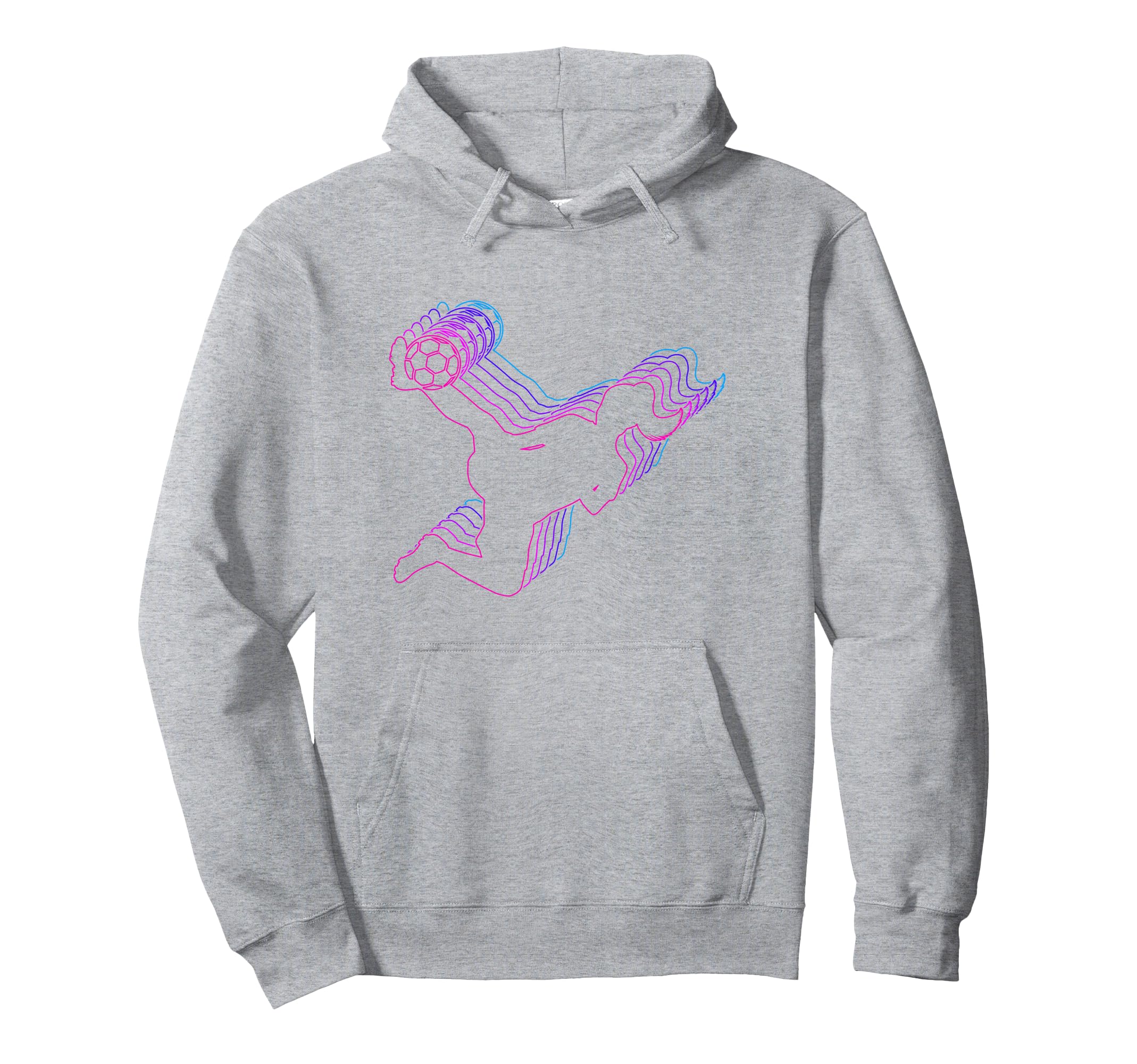 Soccer Athletic Hoodie - Custom Art Print Unisex