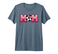 Soccer Mom Coquette Bow Game Day Mama T-Shirt - Graphic Print Men Women