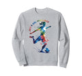 Just Who Loves Soccer Sweatshirt - Streetwear Style Unisex