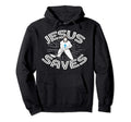 Jesus Saves Funny Faithful Hoodie - Casual Everyday Wear Men Women