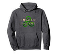 Gaelic Football Heart Celtic Irish Hoodie - Custom Art Print for Adults