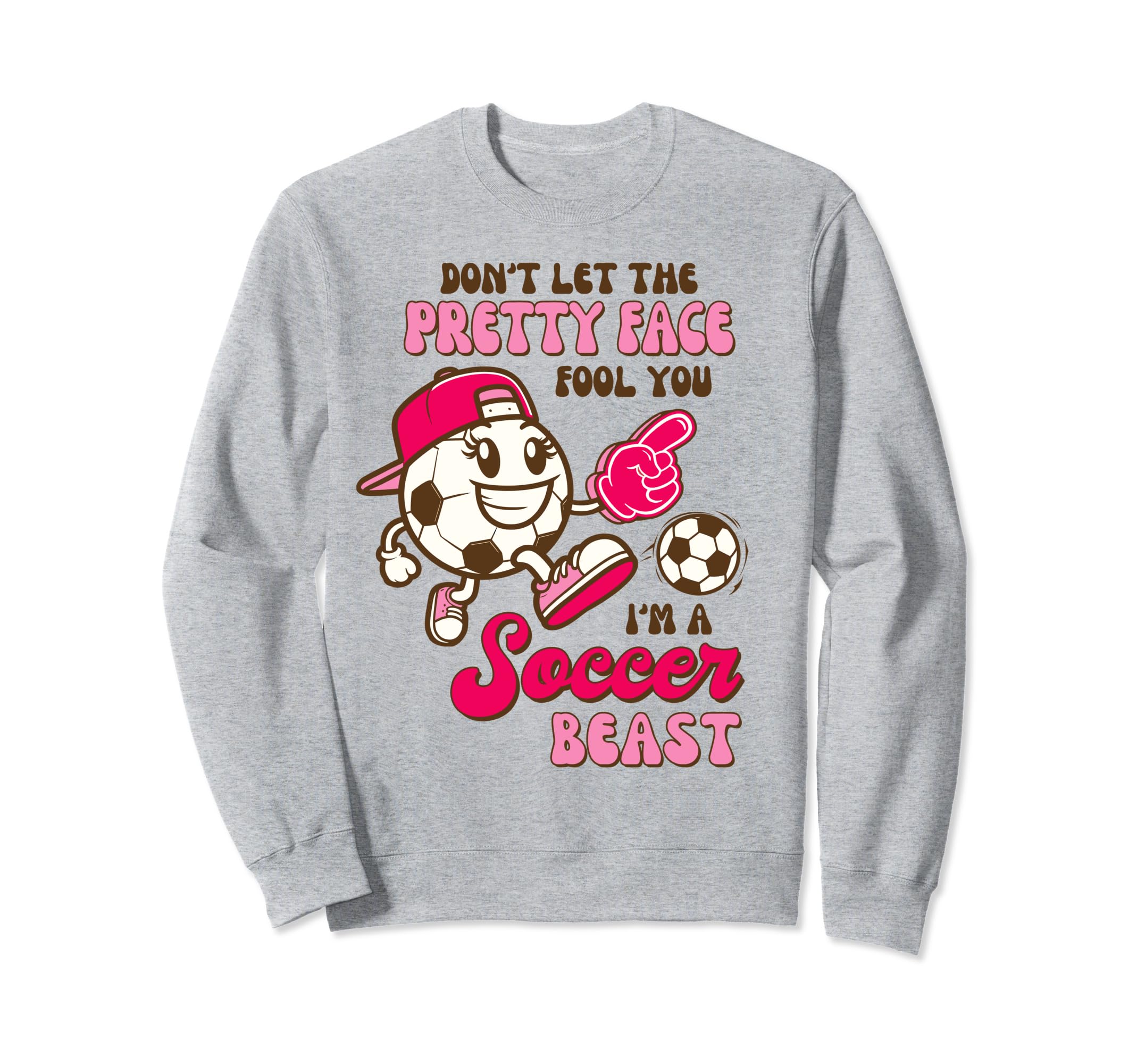 Soccer Soccer Player Game Day Vibes Sweatshirt - Unique Graphic Men Women
