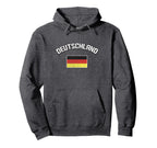 Germany Flag Deutschland Distressed German Hoodie - Novelty Apparel Unisex