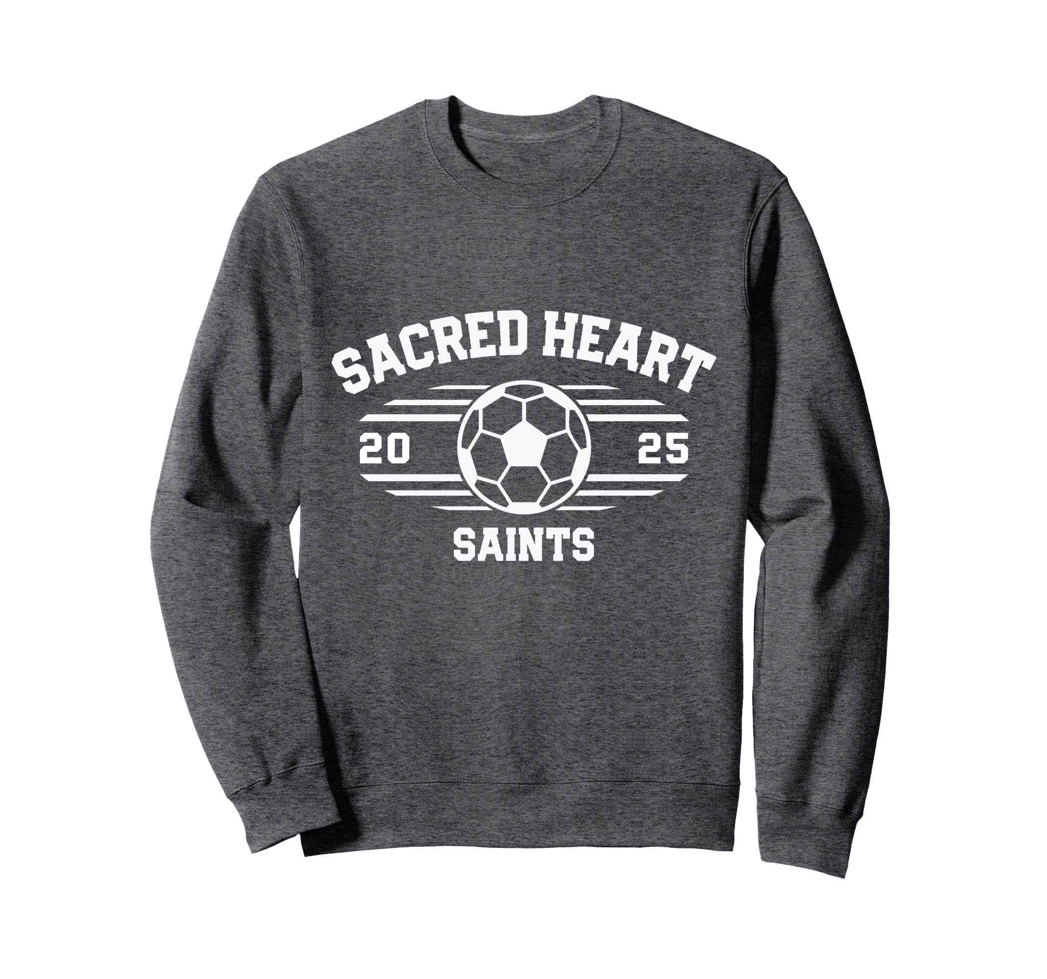 Sacred Heart Saints Soccer Ball 2025 Sweatshirt - Trendy Graphic for Adults