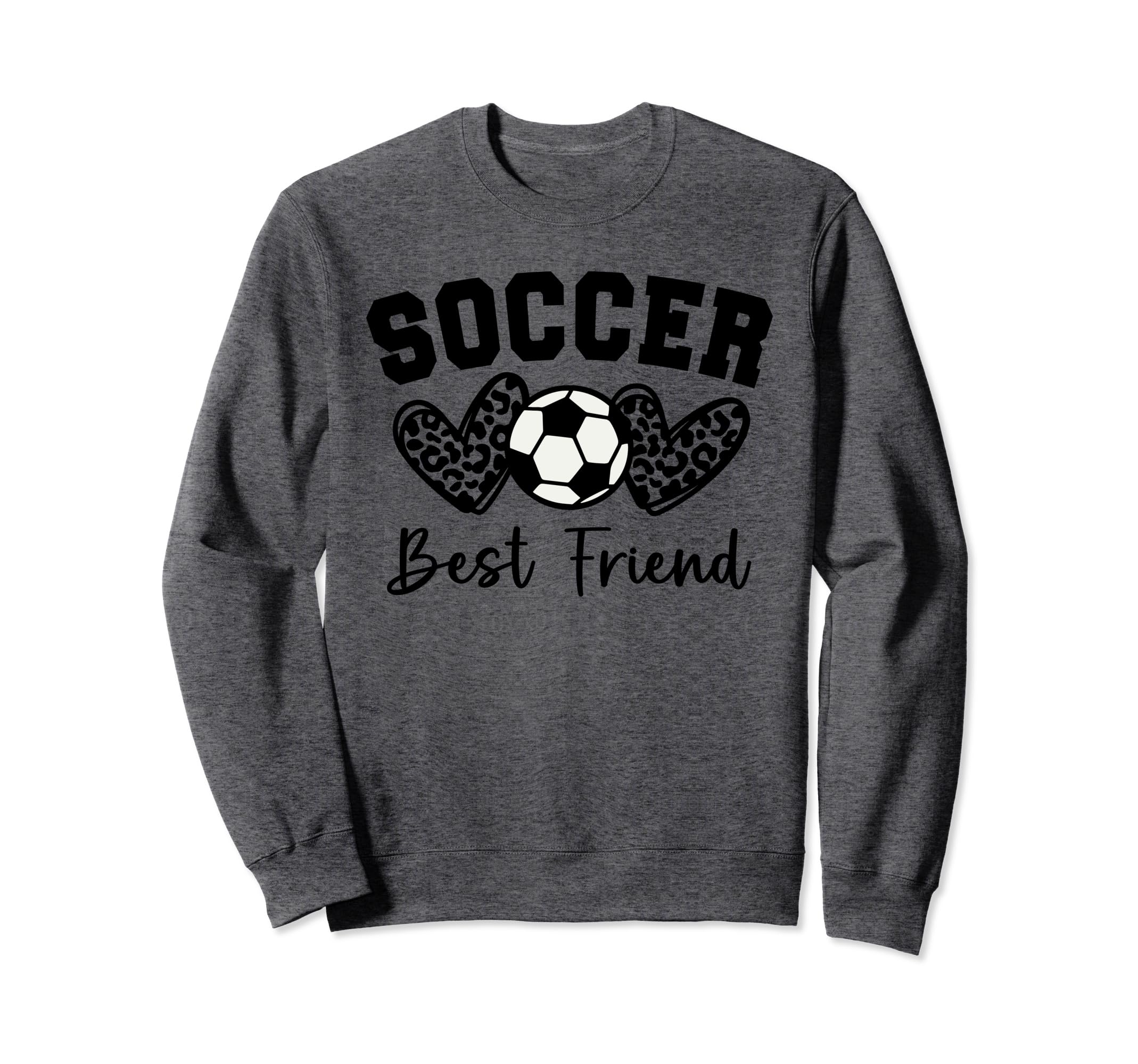 Soccer Best Friend Matching Family Sweatshirt - Trendy Graphic for Adults