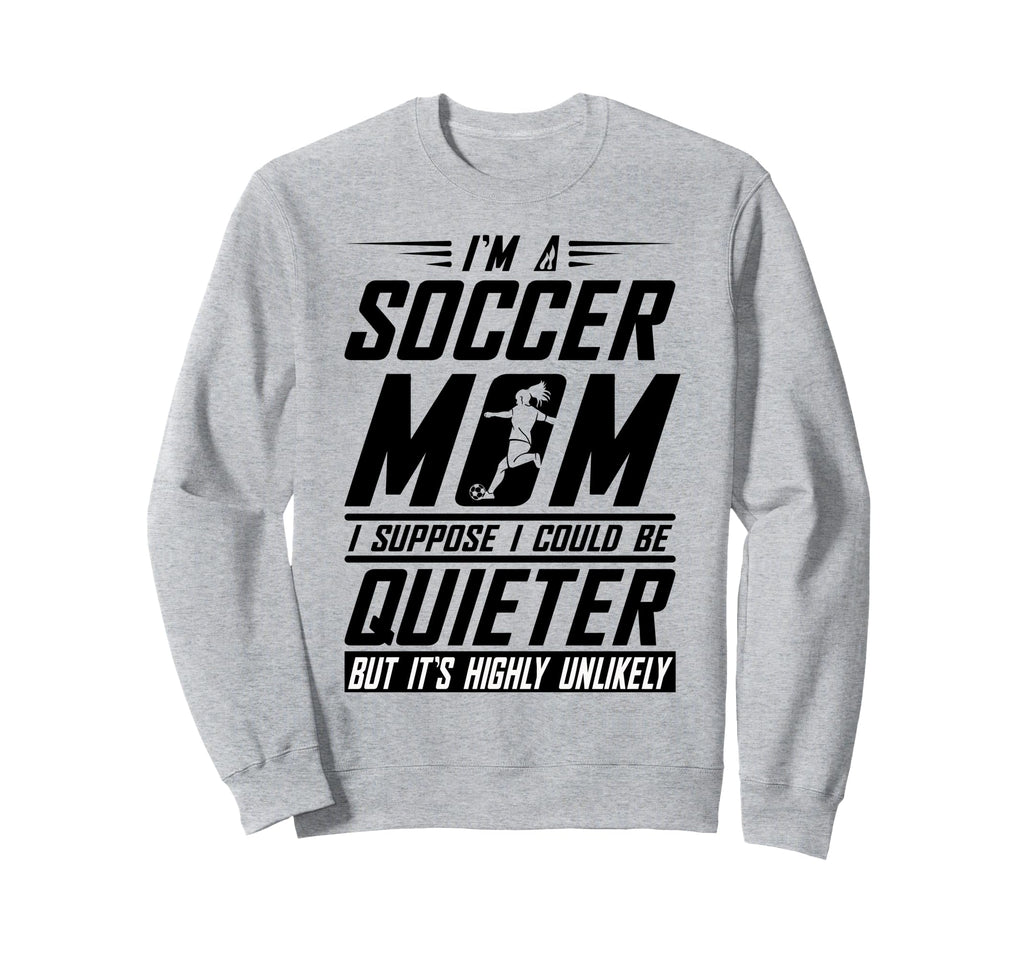 Soccer Mom Sweatshirt - Graphic Print Men Women