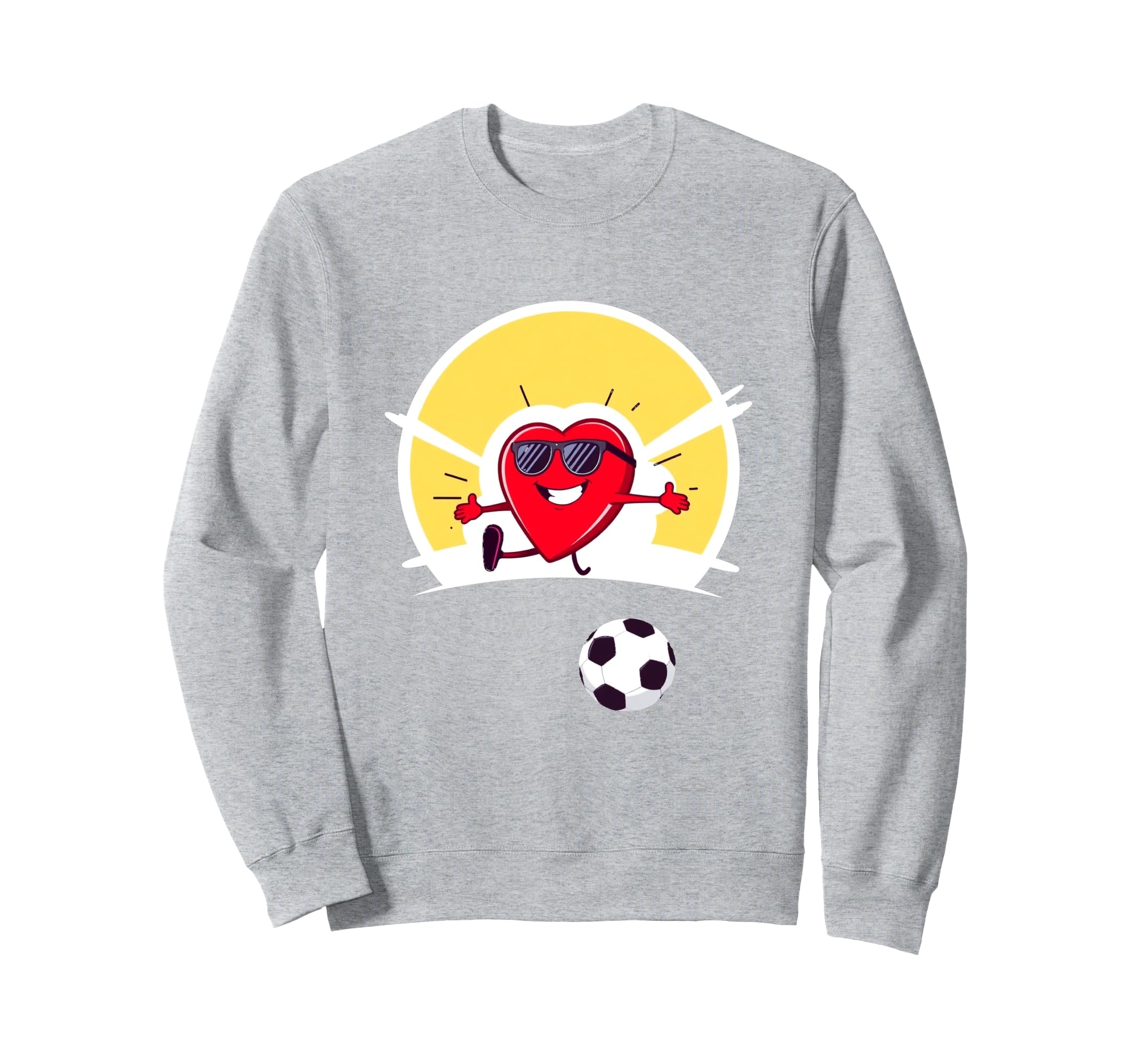 Soccer Heart Gift T-Shirt - Fun Novelty Design Men Women
