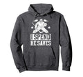 He Saves Hockey Goalkeeper Mom Ice Hoodie - Aesthetic Graphic Unisex