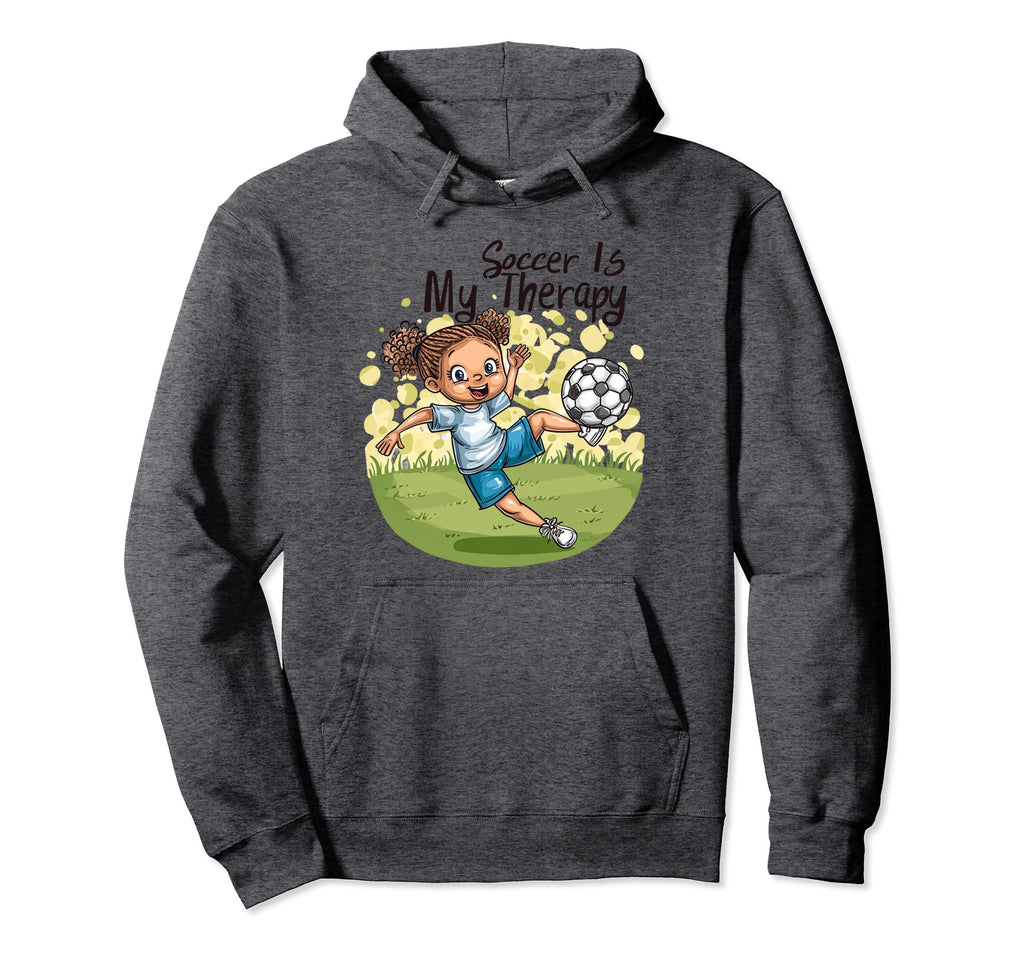 Soccer Therapy I Passionate Soccer Hoodie - Custom Art Print Men Women