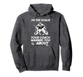 Hockey Goalkeeper Funny Ice Hockey Hoodie - Unique Graphic for Adults