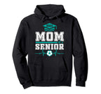 Proud Mom Senior Soccer Player 2021 Hoodie - Trendy Graphic for Adults