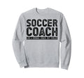 Soccer Coach Sweatshirt - Graphic Print for Adults