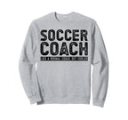 Soccer Coach Sweatshirt - Graphic Print for Adults