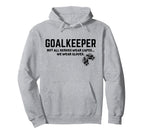 Goalkeeper Heroes Wear Gloves Goalie Hoodie - Graphic Print for Adults
