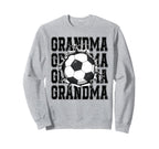 Soccer Grandma Cracked Wall Sweatshirt - Casual Everyday Wear for Adults