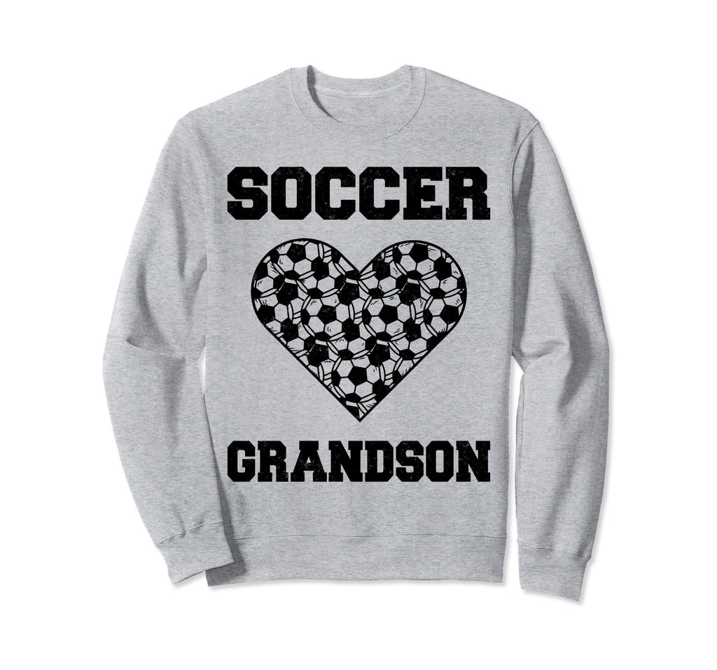 Soccer Grandson Family Matching Sweatshirt - Graphic Print for Adults
