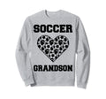 Soccer Grandson Family Matching Sweatshirt - Graphic Print for Adults