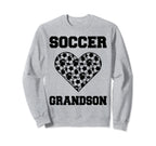 Soccer Grandson Family Matching Sweatshirt - Graphic Print for Adults