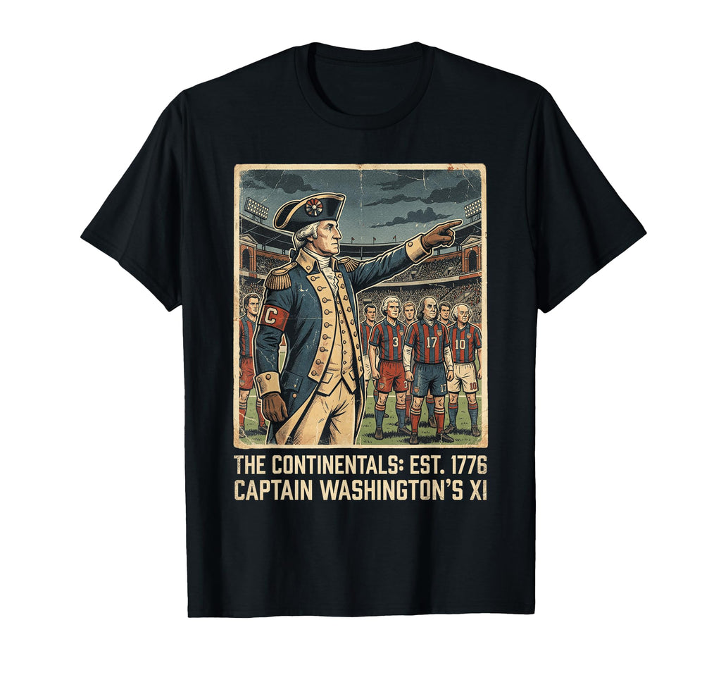 Captain Washingtons Xi Continentals T-Shirt - Graphic Print Men Women