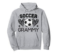 Soccer Grammy Hearts Grammy Soccer Player Hoodie - Streetwear Style Unisex