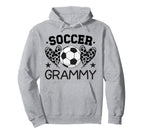 Soccer Grammy Hearts Grammy Soccer Player Hoodie - Streetwear Style Unisex