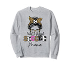 Loud And Proud Soccer Mama Messy Bun Sweatshirt - Custom Art Print Unisex