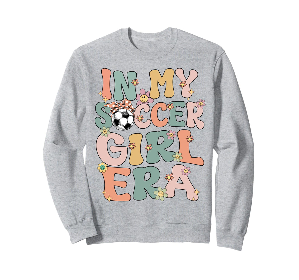 My Soccer Era Groovy Soccer Soccer Sweatshirt - Custom Art Print Unisex