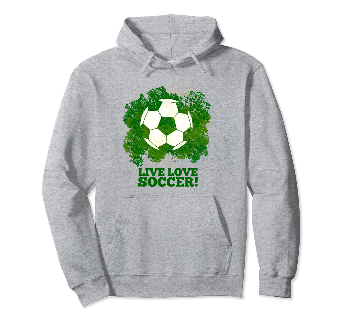 Soccer Tees Live Love Soccer I Love Soccer Hoodie - Trendy Graphic Unisex