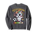 Skills Loading Soccer Unicorn Playing Sweatshirt - Unique Graphic Unisex