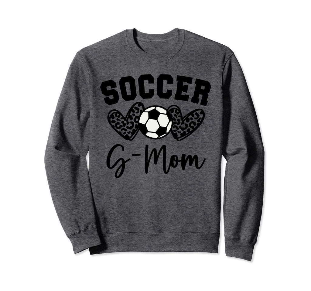 Soccer G Mom Matching Family Sweatshirt - Casual Everyday Wear Unisex