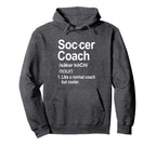 Funny Soccer Coach Like Normal Coach Hoodie - Graphic Print Men Women