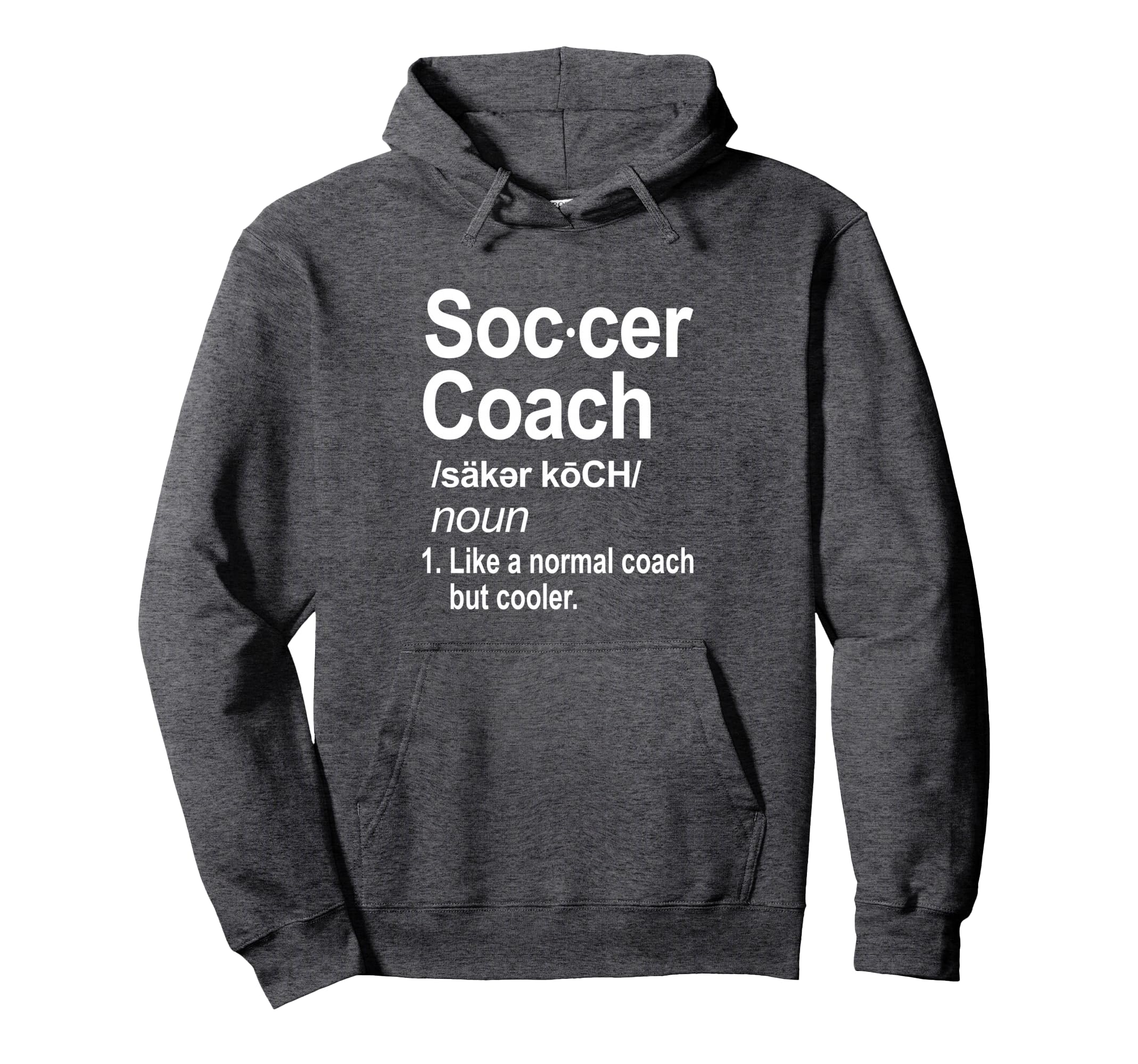 Funny Soccer Coach Like Normal Coach Hoodie - Graphic Print Men Women