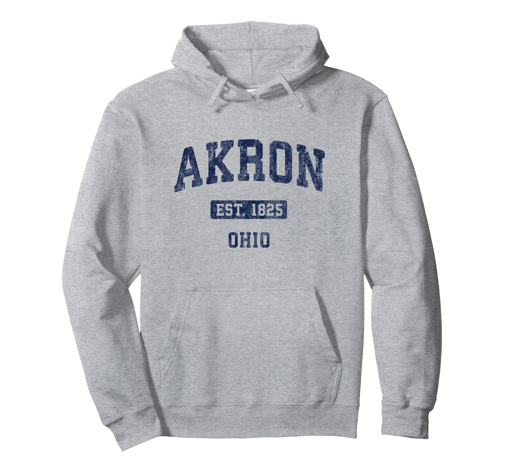 Akron Ohio Athletic Sports Hoodie - Aesthetic Graphic Unisex