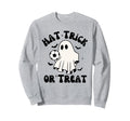 Hat Trick Or Treat Soccer Sports Sweatshirt - Minimalist Print Men Women