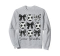 Soccer Grandma Funny Coquette Bow Sweatshirt - Streetwear Style Unisex